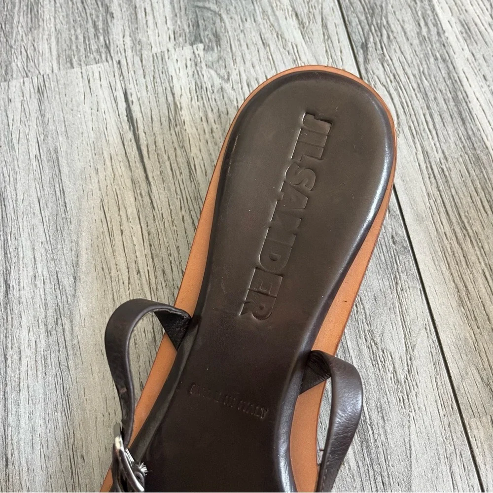 Jil Sander Leather Sandals - Picture 3 of 7